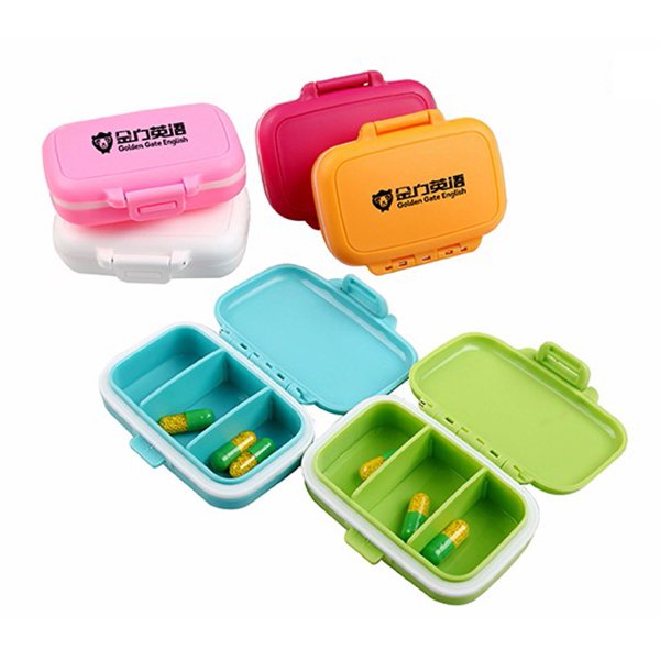 3格藥盒-塑料材質