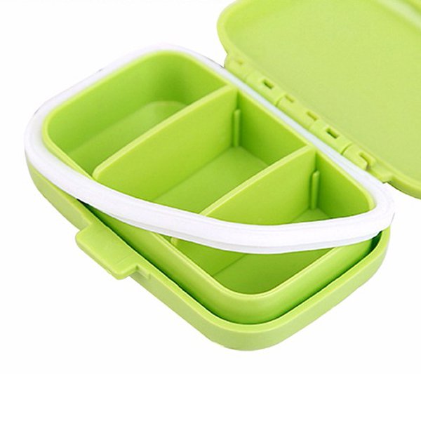 3格藥盒-塑料材質