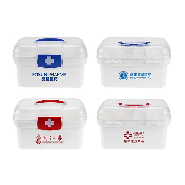 2層塑料醫藥箱