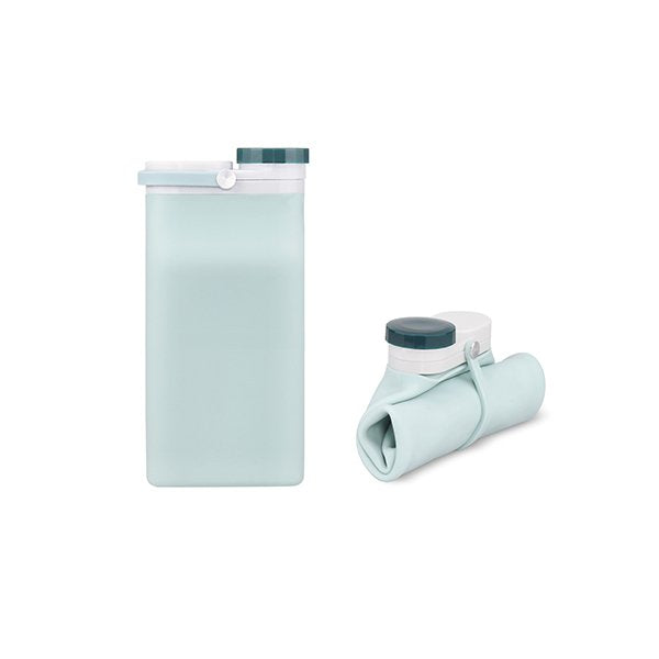 400ml可折疊矽膠隨行牛奶壺