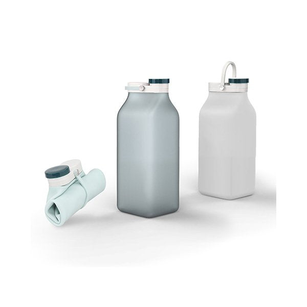 400ml可折疊矽膠隨行牛奶壺