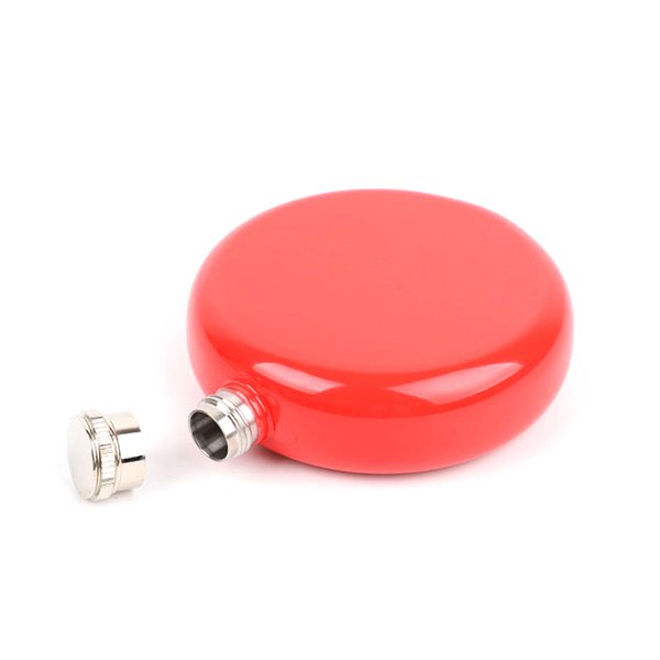 圓形304不鏽鋼酒壺