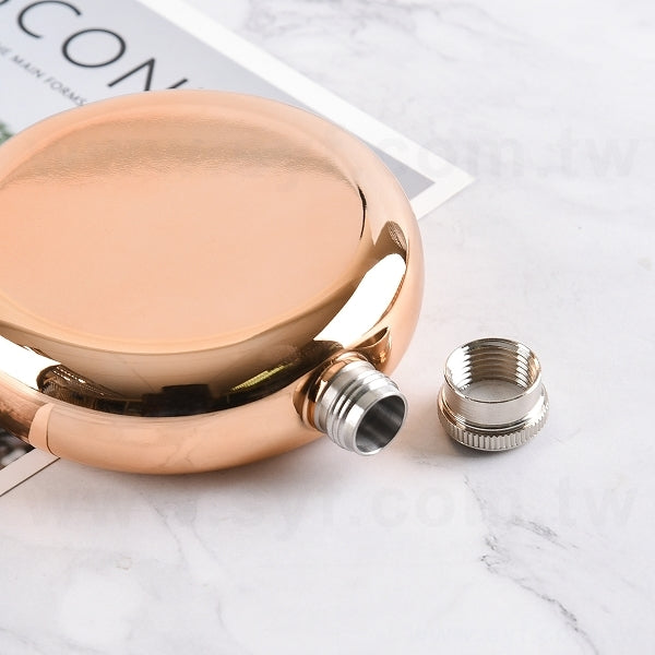 圓形304不鏽鋼酒壺