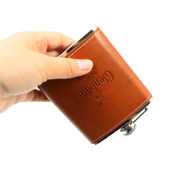 304不鏽鋼貼皮酒壺禮盒組