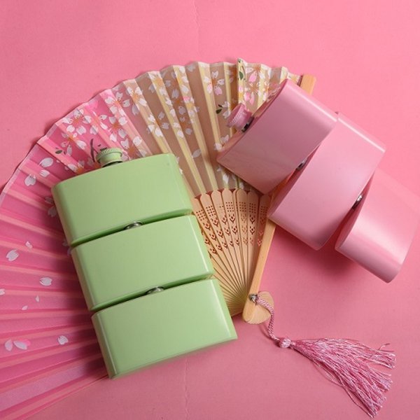 3層款304不鏽鋼酒壺-9oz