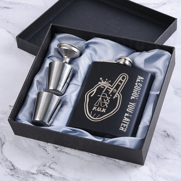 304不鏽鋼酒壺禮盒組