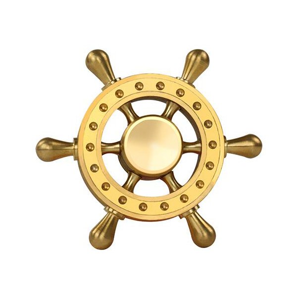 船舵造型不銹鋼指尖陀螺