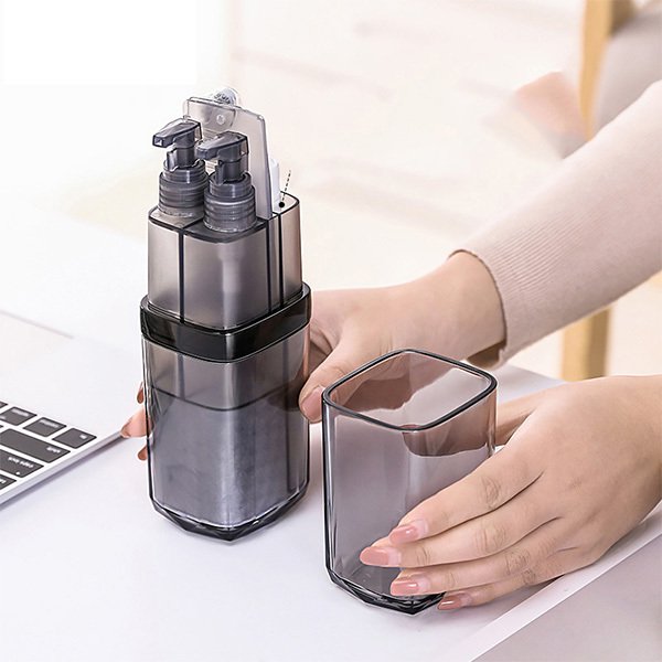 多功能塑膠旅行盥洗6件組