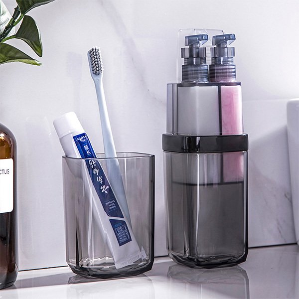 多功能塑膠旅行盥洗6件組