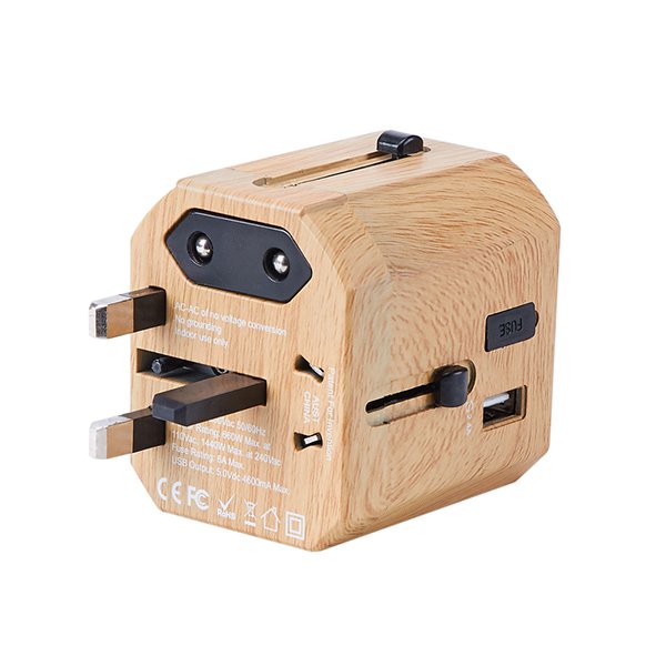 木紋萬用一體式轉接頭