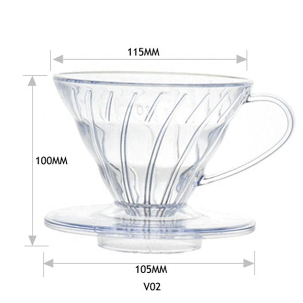 透明咖啡濾杯