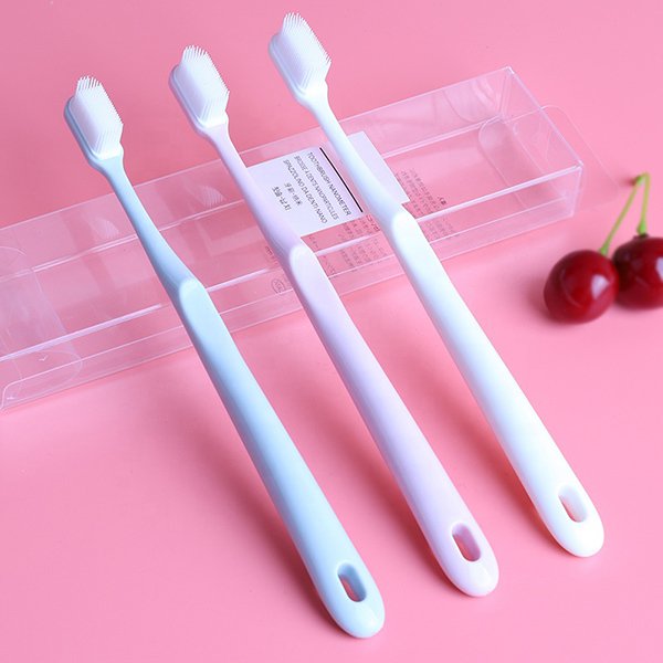 軟毛牙刷-塑料手柄