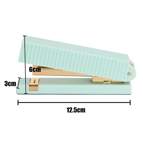 北歐風薄荷綠質感ABS釘書機