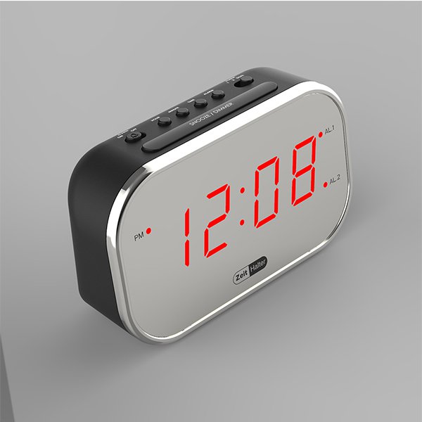 大螢幕LED鏡面鬧鐘