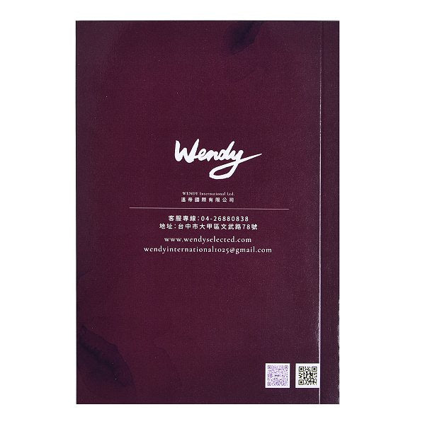 A6左翻膠裝筆記本