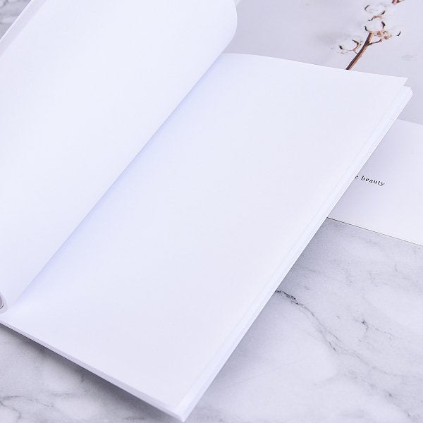 A6左翻膠裝筆記本