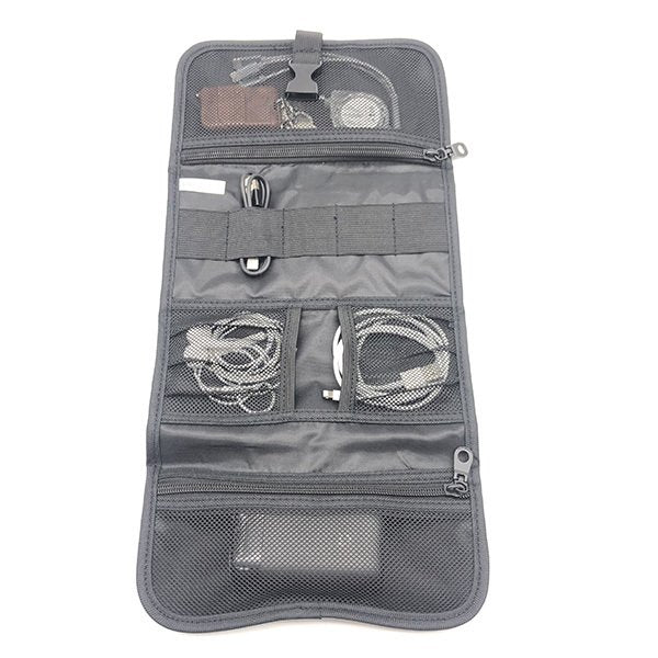 旅行用多格3C充電線收納袋