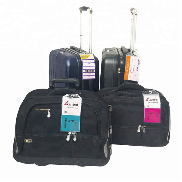 透明防水PVC鋼圈行李吊牌