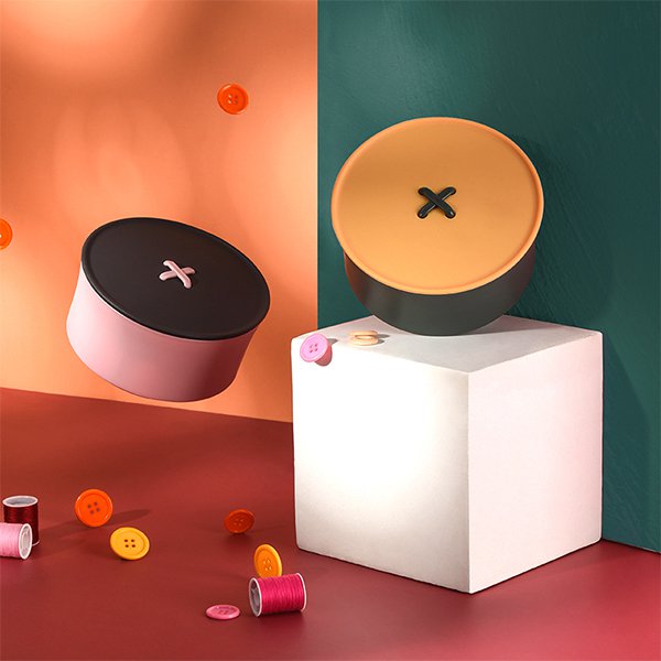 鈕扣造型針線收納盒-附縫紉工具