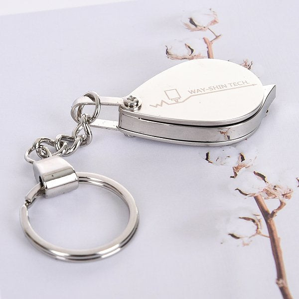 金屬放大鏡鑰匙圈