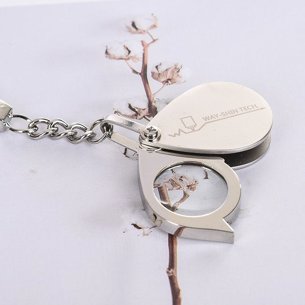 金屬放大鏡鑰匙圈