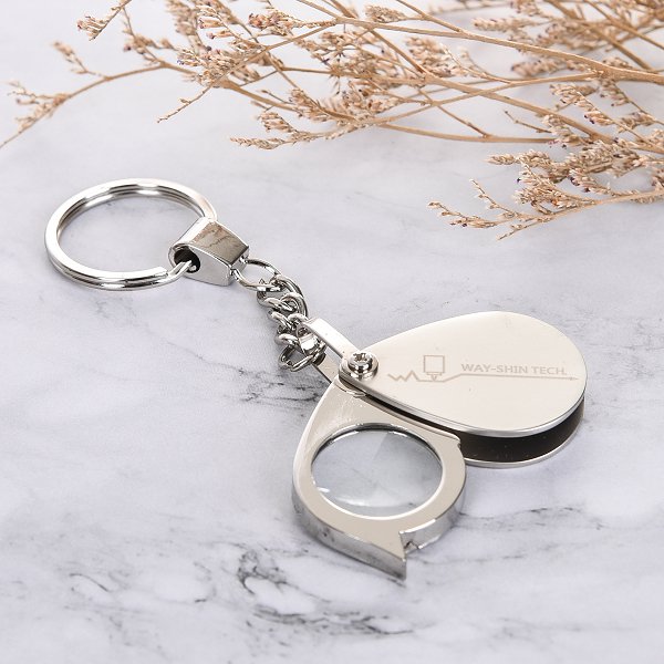 金屬放大鏡鑰匙圈