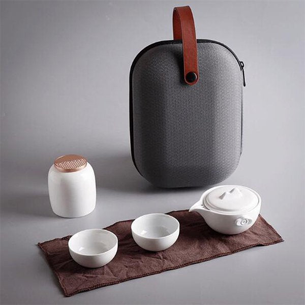 一壺兩杯陶瓷茶具組