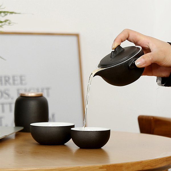 一壺兩杯陶瓷茶具組
