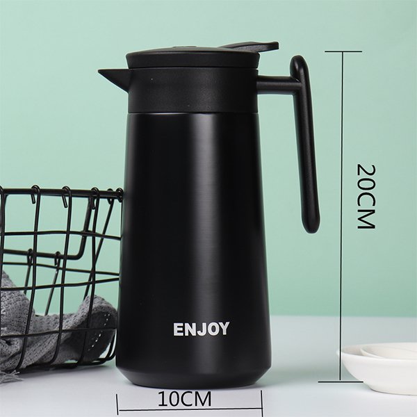 850ml磨砂真空304不銹鋼茶壺