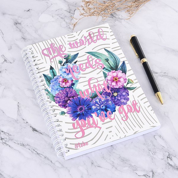 A5彩色燙印印刷筆記本