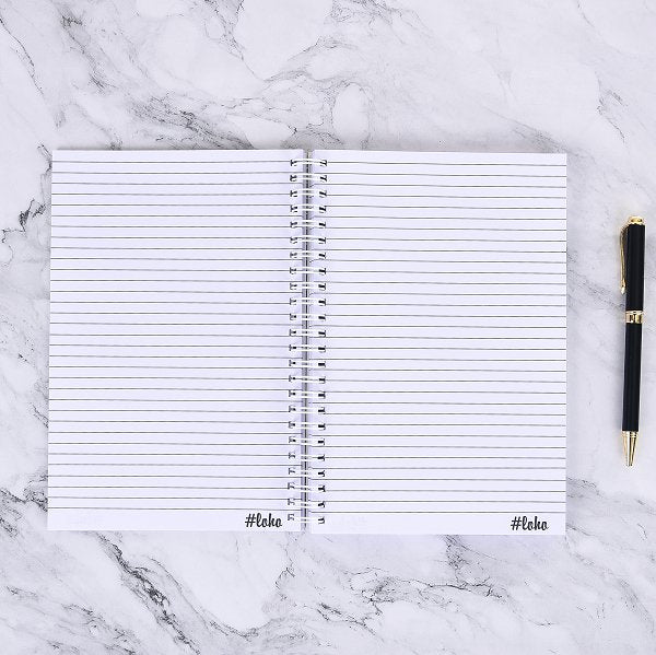 A5彩色燙印印刷筆記本