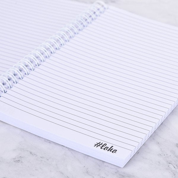 A5彩色燙印印刷筆記本