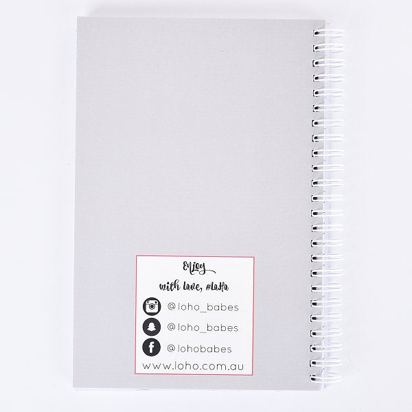 A5彩色燙印印刷筆記本