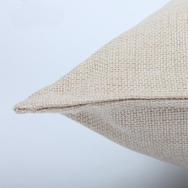 棉麻熱轉印抱枕-雙面彩印