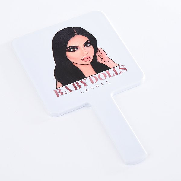 塑料手拿式化妝鏡