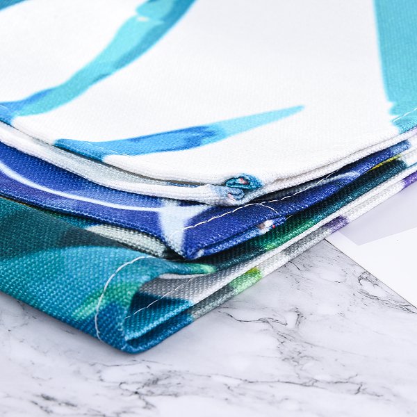 穿桿門簾-對開式-薄款棉麻