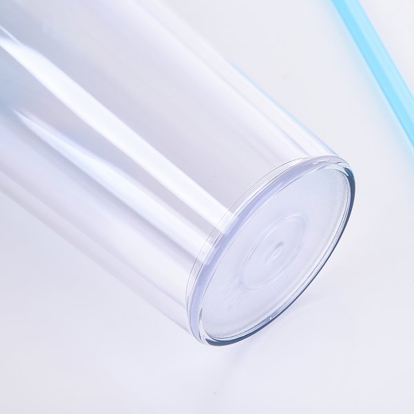 520ml雙層塑料杯-圓弧蓋吸管杯