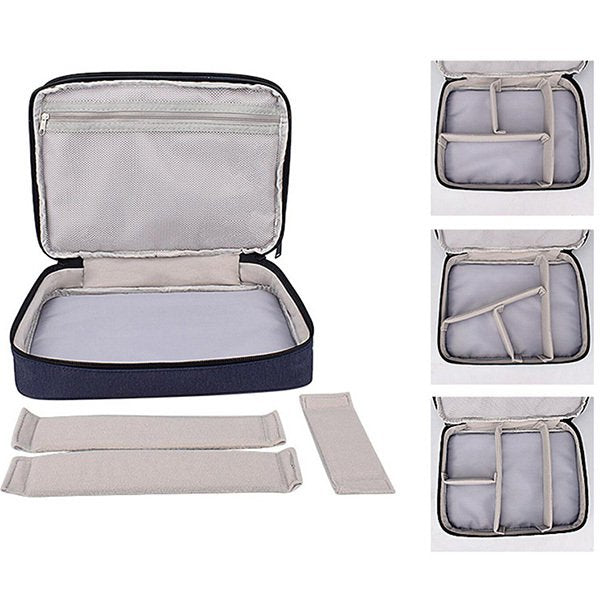 雙層3C數位收納旅行包-大號