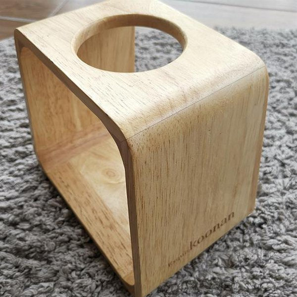 橡膠木手沖咖啡支架