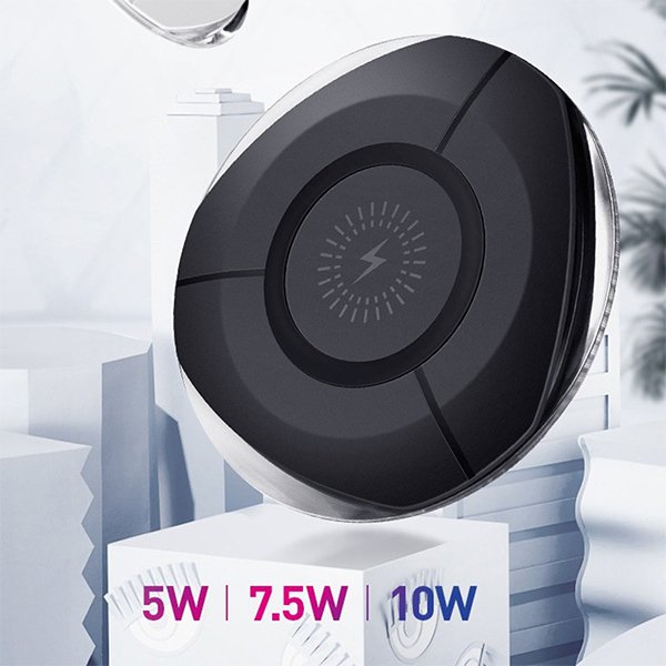 10W無線充電盤-ABS材質
