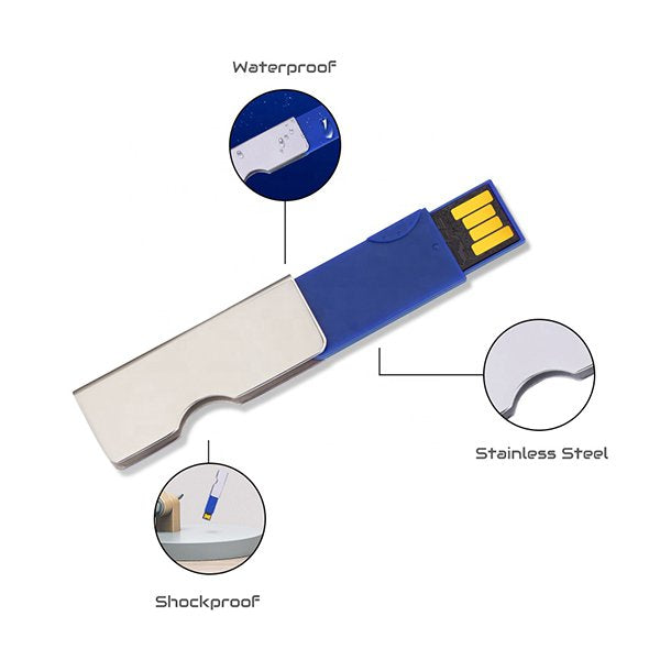 超薄旋轉金屬隨身碟