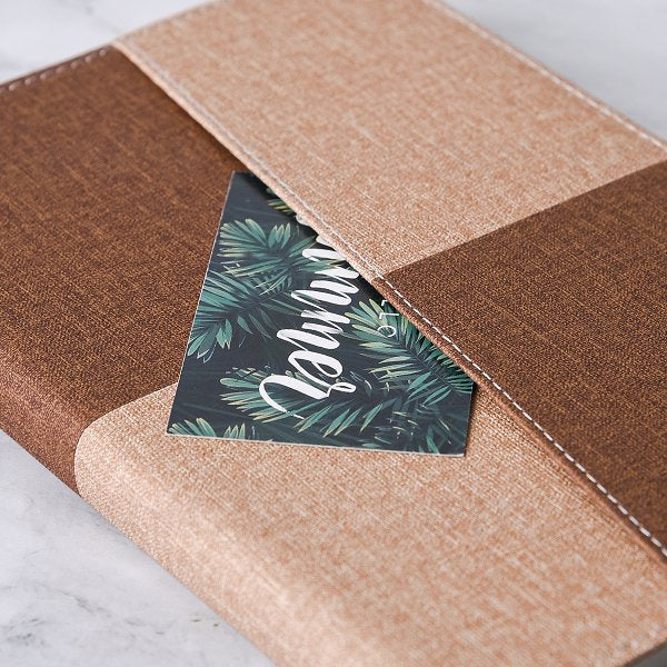 25K二色拼接PU筆記本