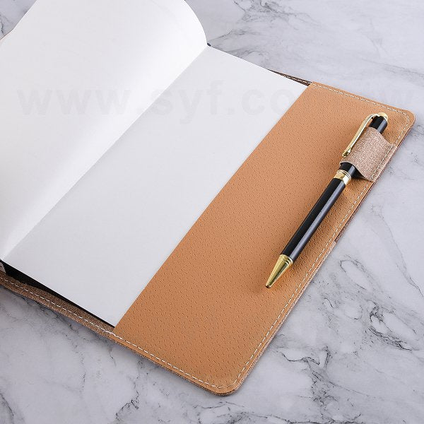 25K二色拼接PU筆記本