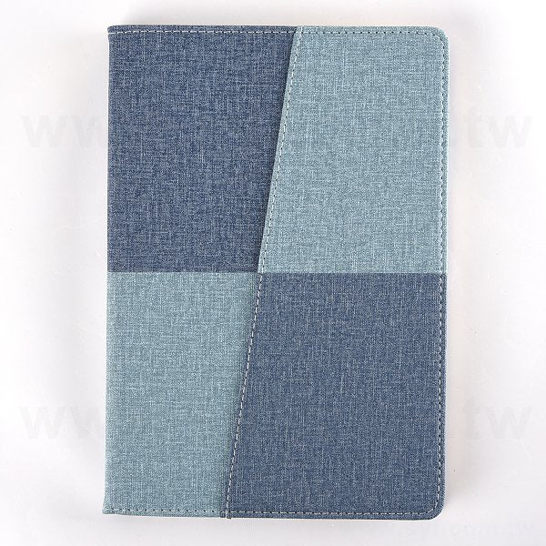 25K二色拼接PU筆記本