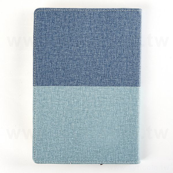 25K二色拼接PU筆記本