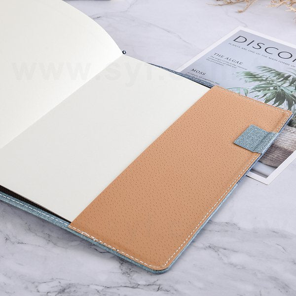 25K二色拼接PU筆記本