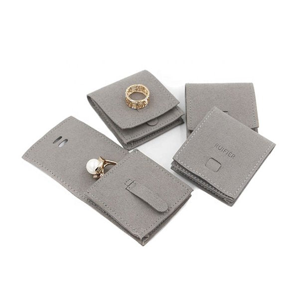 超纖包裝收納袋-翻蓋首飾袋