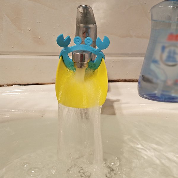 螃蟹造型水龍頭延伸器