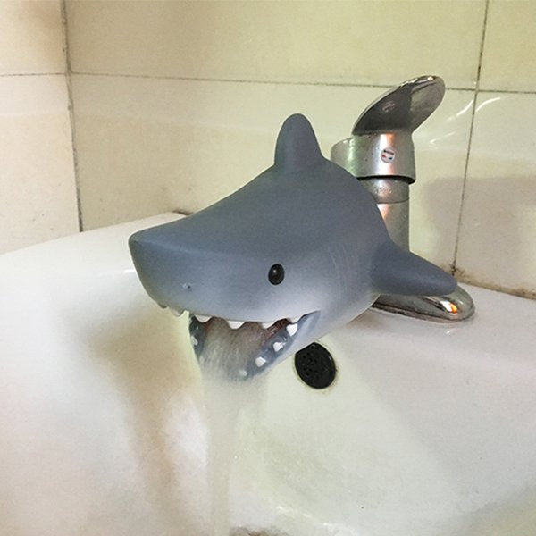 鯊魚造型水龍頭延伸器