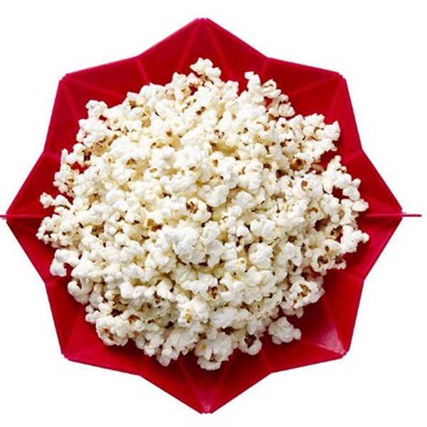 矽膠微波用摺疊爆米花碗